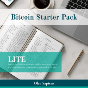 Bitcoin Starter Pack Lite: roadmap chiara per iniziare con Bitcoin